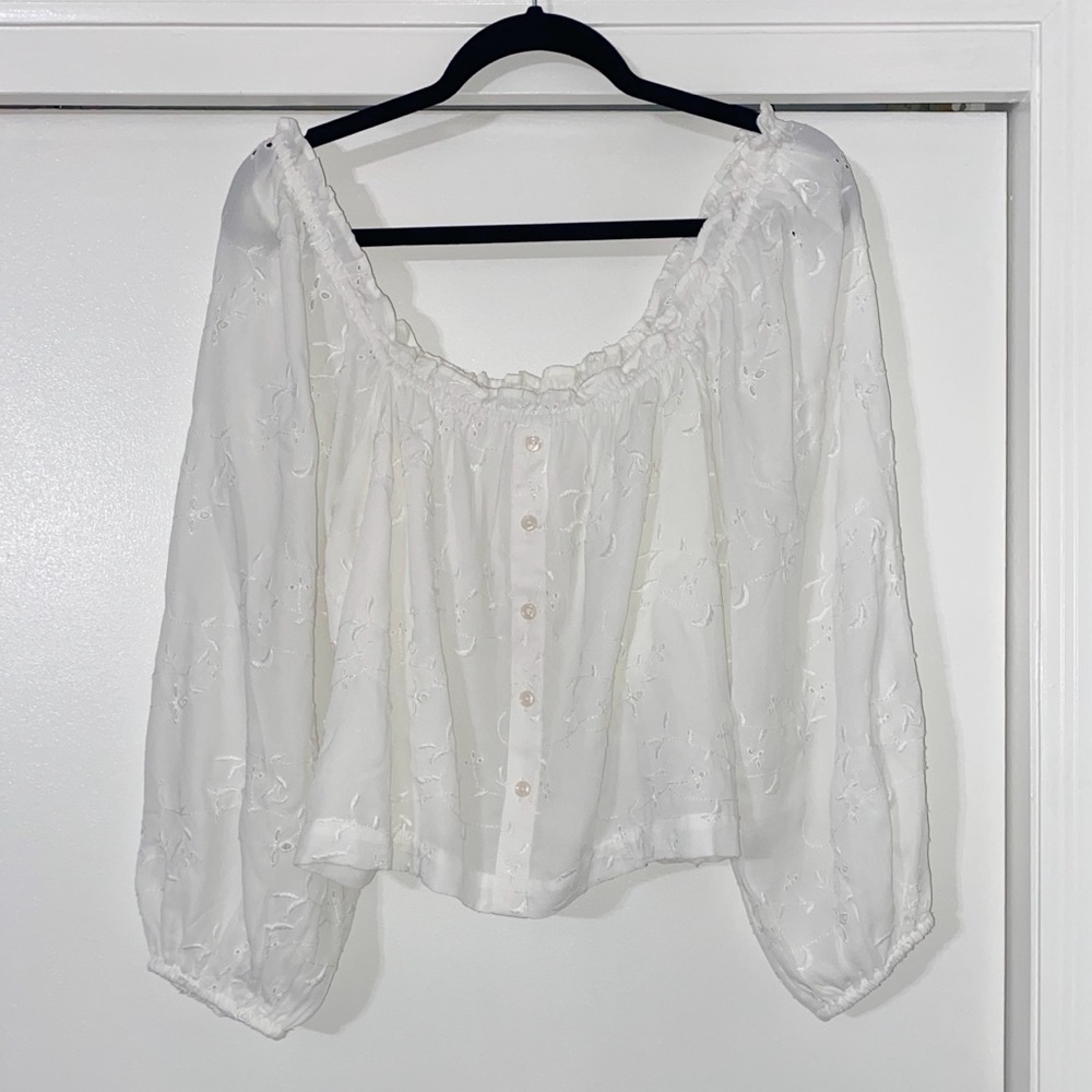 American Eagle Floral Print Shirt